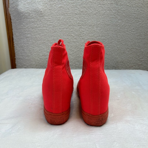 Converse Chuck Taylor All Star Platform Plus Hidden Wedge High Top Sneakers - Picture 10 of 10